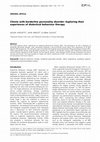 Research paper thumbnail of Clients with borderline personality disorder: Exploring their experiences of dialectical behaviour therapy