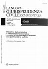 Research paper thumbnail of Disciplina delle immissioni e interpretazione sistematica. Un caso di bilanciamento tra interessi non patrimoniali in conflitto