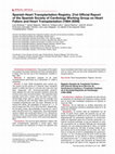 Research paper thumbnail of Spanish Heart Transplantation Registry. 21st Official Report of the Spanish Society of Cardiology Working Group on Heart Failure and Heart Transplantation (1984-2009)