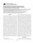 Research paper thumbnail of Effects of partial mixed rations and supplement amounts on milk production and composition, ruminal fermentation, bacterial communities, and ruminal acidosis