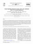 Research paper thumbnail of Isomer-dependent daunomycin release and in vitro antitumour effect of< i> cis</i>-aconityl-daunomycin