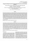 Research paper thumbnail of Penggunaan Berbagai Konsentrasi Kulit Buah Pepaya dalam Penurunan Kadar Kafein pada Kopi