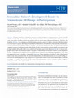 Research paper thumbnail of Innovation Network Development Model in Telemedicine: A Change in Participation