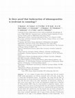 Research paper thumbnail of Is there proof that backreaction of inhomogeneities is irrelevant in cosmology?