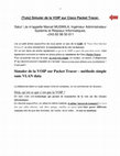 Research paper thumbnail of Tuto] Simuler de la VOIP sur Cisco Packet Tracer