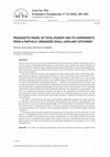 Research paper thumbnail of Prognostic Model of Total Runoff and Its Components from a Partially Urbanized Small Lowland Catchment