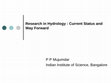 Research paper thumbnail of Research Questions in Hydrology