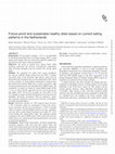 Research paper thumbnail of Future-proof and sustainable healthy diets based on current eating patterns in the Netherlands