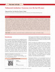 Research paper thumbnail of Submental intubation: A journey over the last 25 years