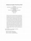 Research paper thumbnail of Tackling Income Inequality: What Works and Why?