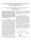 Research paper thumbnail of Time-variant electrical equivalent circuit of a dry bacteriorhodopsin sensor