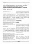 Research paper thumbnail of Antimicrobial sesquiterpenoids from Laurencia obtusa Lamouroux