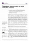 Research paper thumbnail of Comparison of the Feasibility, Efficiency, and Safety of Genome Editing Technologies