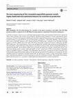 Research paper thumbnail of De novo sequencing of the Lavandula angustifolia genome reveals highly duplicated and optimized features for essential oil production