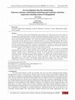 Research paper thumbnail of An investigation into the relationship between customer relationship marketing and customer retention: superstore retailing context in Bangladesh