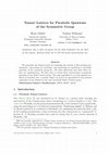 Research paper thumbnail of Tamari Lattices for Parabolic Quotients of the Symmetric Group