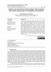 Research paper thumbnail of Model to assess the factors of 10-year future risk of coronary heart disease among people of Framingham, Massachusetts