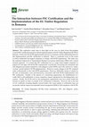 Research paper thumbnail of The Interaction between FSC Certification and the Implementation of the EU Timber Regulation in Romania