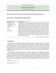 Research paper thumbnail of Effects of cold joints on the structural behaviour of polyurethane rigid foam panels