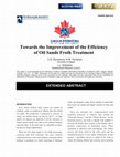 Research paper thumbnail of Towards the Improvement of the Efficiency of Oil Sands Froth Treatment