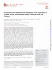 Research paper thumbnail of Occurrence of Traditional and Alternative Fecal Indicators in Tropical Urban Environments under Different Land Use Patterns