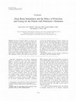 Research paper thumbnail of Deep brain stimulation and the ethics of protection and caring for the patient with Parkinson's dementia