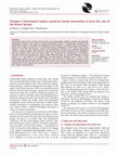 Research paper thumbnail of Changes in hydrological regime caused by human intervention in karst: a case of the Rumin Springs