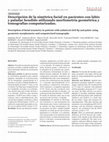 Research paper thumbnail of Description of facial symmetry in patients with unilateral cleft lip and palate using geometric morphometry and computerized tomography