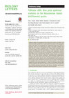 Research paper thumbnail of Pollinator shifts drive petal epidermal evolution on the Macaronesian Islands bird-flowered species