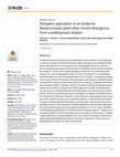 Research paper thumbnail of Peripatric speciation in an endemic Macaronesian plant after recent divergence from a widespread relative