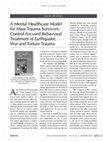 Research paper thumbnail of A Mental Healthcare Model for Mass Trauma Survivors: Control-Focused Behavioral Treatment of Earthquake, War and Torture Trauma