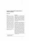 Research paper thumbnail of The Social Construction of Academic Ability: A Review of Literature