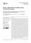 Research paper thumbnail of Water: A Major Stake of Conflicts in the Twenty-First Century