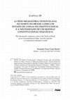 Research paper thumbnail of A CRISE MIGRATÓRIA VENEZUELANA NO NORTE DO BRASIL COMO UM ESTADO DE COISAS INCONSTITUCIONAL E A NECESSIDADE DE UM MODELO CONSTITUCIONAL DIALÓGICO