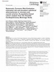 Research paper thumbnail of Systematic Coronary Risk Evaluation estimated risk and prevalent subclinical atherosclerosis in coronary and carotid arteries: A population-based cohort analysis from the Swedish Cardiopulmonary Bioimage Study