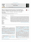 Research paper thumbnail of Effects of cooking and freezing practices on the distribution of cadmium in different tissues of the brown crab (Cancer pagurus)