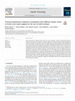 Research paper thumbnail of Tracing simultaneous cadmium accumulation from different uptake routes in brown crab Cancer pagurus by the use of stable isotopes