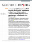 Research paper thumbnail of A 2-oxa-spiro[5.4]decane scaffold displays neurotrophic, neurogenic and anti-neuroinflammatory activities with high potential for development as a versatile CNS therapeutic