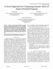 Research paper thumbnail of A Novel Approach for Computing Dynamic Slices of Aspect-Oriented Programs