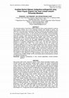 Research paper thumbnail of Kualitas Nutrisi Hijauan (Indigofera zollingerina) yang Diberi Pupuk Organik Cair Asal Limbah Industri Penyedap Masakan