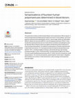 Research paper thumbnail of Seroprevalence of fourteen human polyomaviruses determined in blood donors