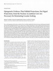 Research paper thumbnail of Optogenetic Evidence That Pallidal Projections, Not Nigral Projections, from the Nucleus Accumbens Core Are Necessary for Reinstating Cocaine Seeking