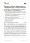 Research paper thumbnail of Identification of Fatty Acid, Lipid and Polyphenol Compounds from Prunus armeniaca L. Kernel Extracts