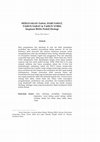 Research paper thumbnail of MERAYAKAN Å abbÄt, HARI SABAT, TAHUN SABAT TAHUN YOBEL Inspirasi Biblis Peduli Ekologi