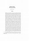 Research paper thumbnail of KRITIK SOSIAL : Nabi Israel-Yehuda