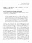 Research paper thumbnail of Which are the phenologically flexible species? A case study with common passerine birds