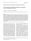 Research paper thumbnail of A forest typology for monitoring sustainable forest management: The case of European Forest Types