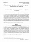 Research paper thumbnail of Efecto de la época de plantación en la dinámica de la emergencia de caña semilla de alta calidad (termotratada y micropropagada) de las variedades CP 65-357 y LCP 85-384