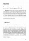 Research paper thumbnail of Tworzenie agencji rządowych – odpowiedź ustawodawcy na potrzeby społeczeństwa