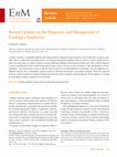 Research paper thumbnail of Recent Updates on the Diagnosis and Management of Cushing's Syndrome